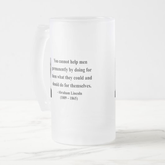 Chope Givrée Citation 4b d'Abraham Lincoln (Devant gauche)