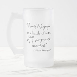 Chope Givrée Citation De Shakespeare - Bataille De Wits II