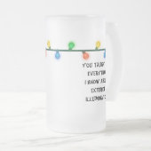 Chope Givrée Citation de vacances de Noël Feu de Noël (Devant droit)