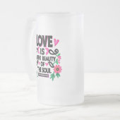 Chope Givrée Citation Motivationnelle Coupe de café (Devant gauche)