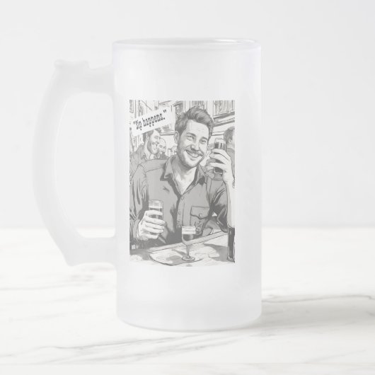 Chope Givrée citations de bière (Gauche)