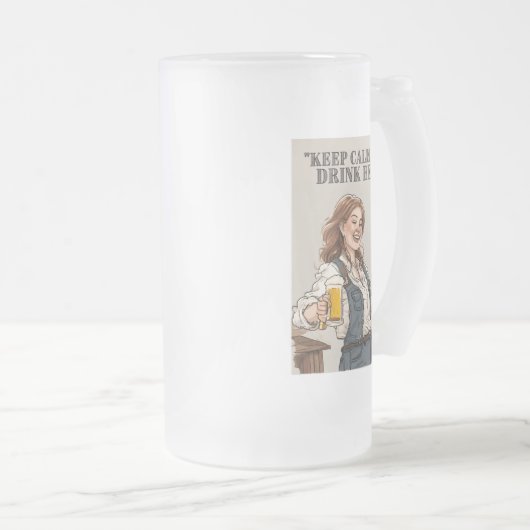 Chope Givrée citations de bière (Devant droit)