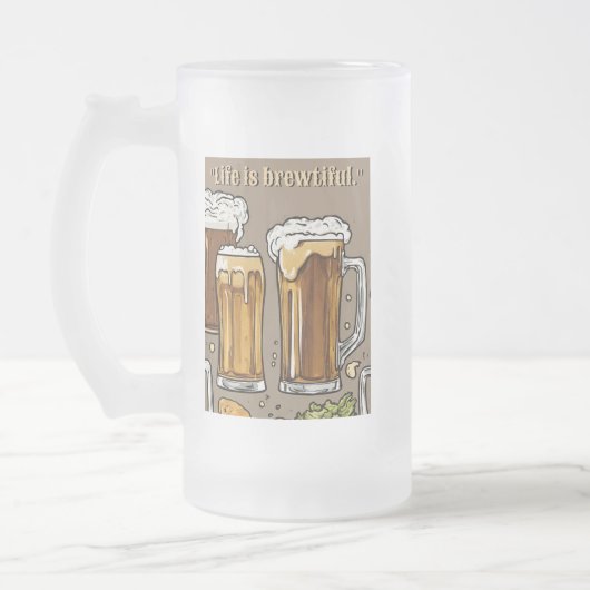 Chope Givrée citations de bière (Gauche)