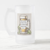 Chope Givrée citations de bière (Gauche)