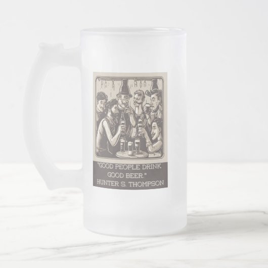 Chope Givrée citations de bière (Gauche)