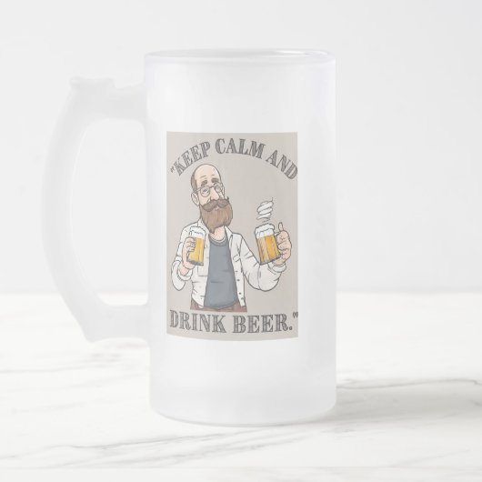 Chope Givrée citations de bière (Gauche)