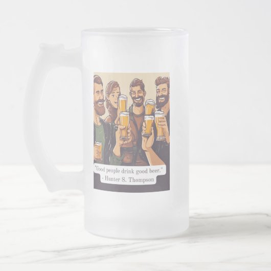 Chope Givrée citations de bière (Gauche)