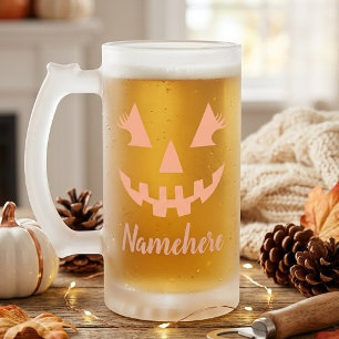 Chope Givrée Citrouille personnalisée Jack O Lantern Halloween