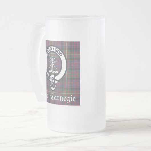 Chope Givrée Clan Carnegie Crest Tartan (Devant gauche)