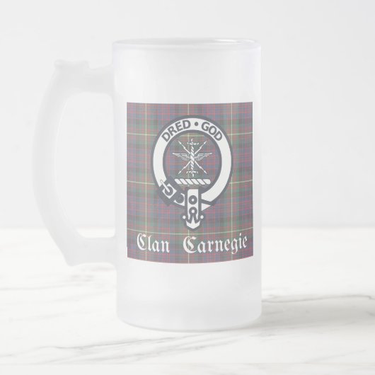 Chope Givrée Clan Carnegie Crest Tartan (Gauche)