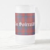 Chope Givrée Clan classique MacDougall Tartan Plaid Stein (Devant droit)