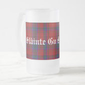 Chope Givrée Clan classique MacDougall Tartan Plaid Stein (Devant gauche)