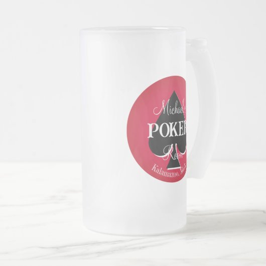 Chope Givrée Classic Playing Cartes Poker Salle Spade (Devant droit)