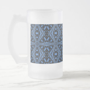 Chope Givrée Classique bleu noir et motif de carreaux géométriq