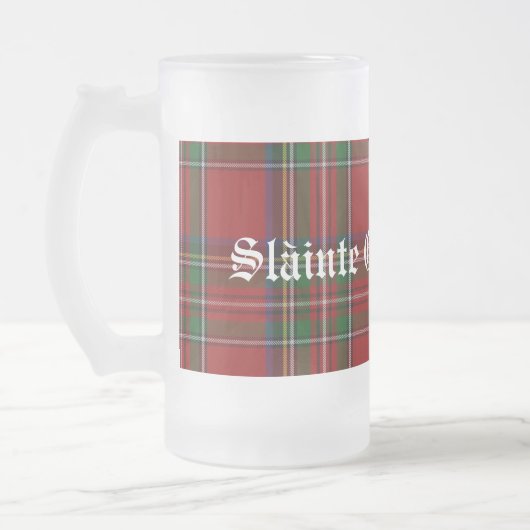 Chope Givrée Classique Personnalisé Royal Stewart Tartan Plaid  (Gauche)