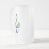 Chope Givrée Clé de musique arc-en-ciel (Devant gauche)