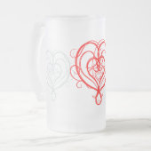 Chope Givrée Coeur rouge fantaisiste (Devant gauche)