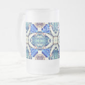 Chope Givrée Coeurs de mandala bleu motif Thunder_Cove (Devant gauche)