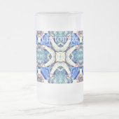 Chope Givrée Coeurs de mandala bleu motif Thunder_Cove (Centre)