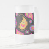 Chope Givrée Coloré Paisley sans couture Motif (Devant droit)