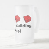 Chope Givrée Combustible de construction de briques (Devant droit)