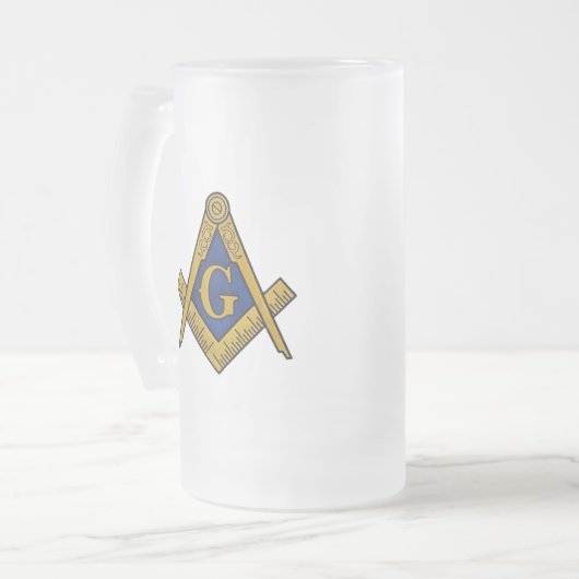 Chope Givrée Compass maçonnique noir et blanc (Devant gauche)