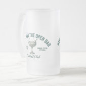Chope Givrée Conception de fête de cocktail rétro drôle (Devant gauche)