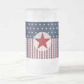 Chope Givrée Conception patriotique de drapeau américain de (Centre)