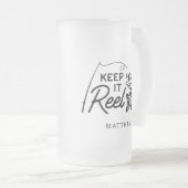 Chope Givrée Conserver Reel Fisher Fête des pères Nom personnal (Devant droit)