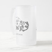 Chope Givrée Conserver Reel Fisher Fête des pères Nom personnal (Devant gauche)