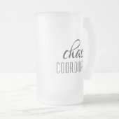 Chope Givrée Coordinateur du Chaos Texte typographique (Devant droit)