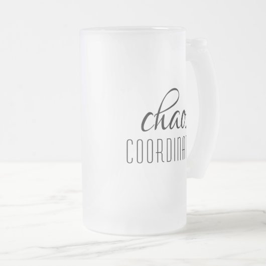 Chope Givrée Coordinateur du Chaos Texte typographique (Devant droit)