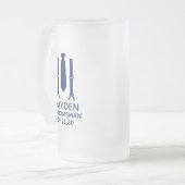 Chope Givrée Costume de garçon d'honneur cravate bleue (Devant gauche)