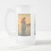 Chope Givrée Coucher de soleil rêvé de sirène avec cheveux roug (Gauche)