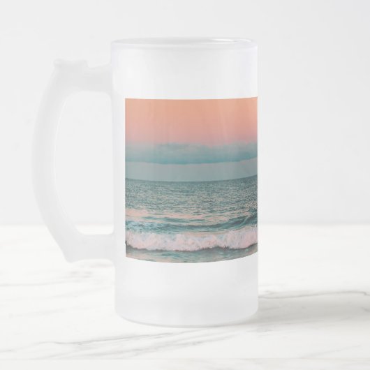 Chope Givrée coucher de soleil sur la mer (Gauche)