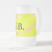Chope Givrée Couleur unie simple ajouter un nom texte monogramm (Devant droit)