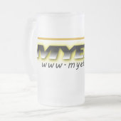 Chope Givrée Coupe de verre dépoli de MYETV (Devant gauche)