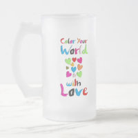 Coupez votre monde avec amour - Design cardiaque d