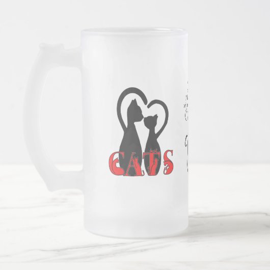 Chope Givrée Couple Chats à la maison (Gauche)