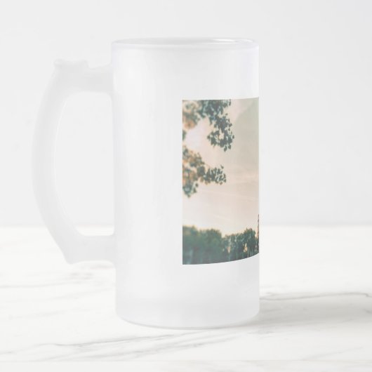 Chope Givrée coussin jetable tour Eiffel (Gauche)