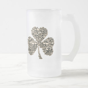 Chope Givrée Crânes de shamrock gothiques