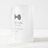 Chope Givrée Cravate Groomsman Black Bow (Devant gauche)