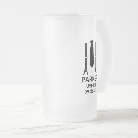 Chope Givrée Cravate noire Usher (Devant droit)