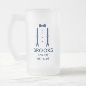 Chope Givrée Cravate Usher Blue Bow (Gauche)