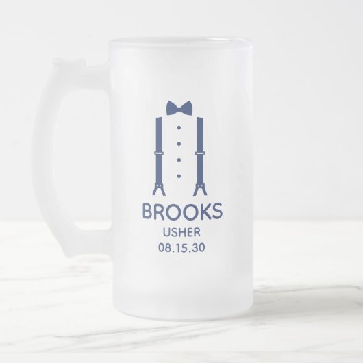 Chope Givrée Cravate Usher Blue Bow (Gauche)