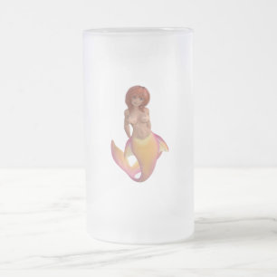 Chope Givrée Créature d'eau de sirène avec queue jaune et rose