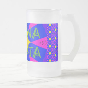 Chope Givrée Créez votre propre Hakuna Matata coloré mignon jol