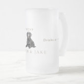 Chope Givrée Custom Cheers to My Humans Pet Wedding  (Devant droit)