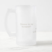 Chope Givrée Custom Cheers to My Humans Pet Wedding  (Gauche)