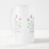 Chope Givrée Cute Bunnies avec marguerites de printemps et papi (Devant gauche)